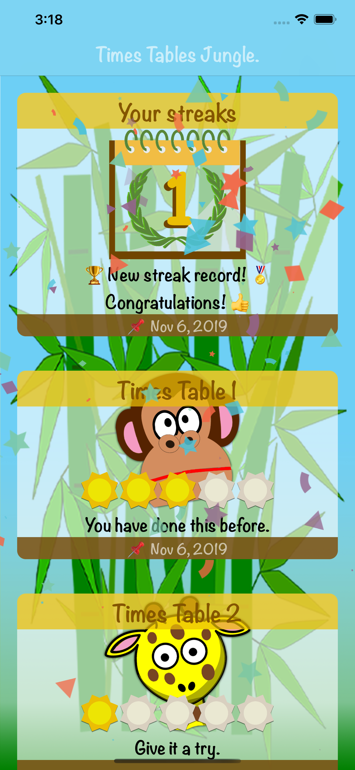 Times Tables Jungle - Maths screenshot 3