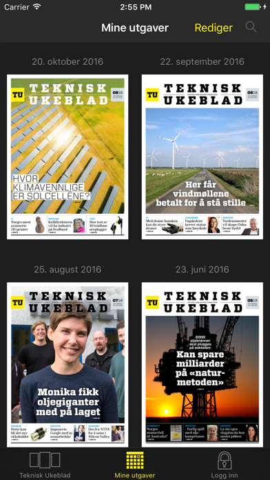 Teknisk Ukeblad eBlad Screenshot