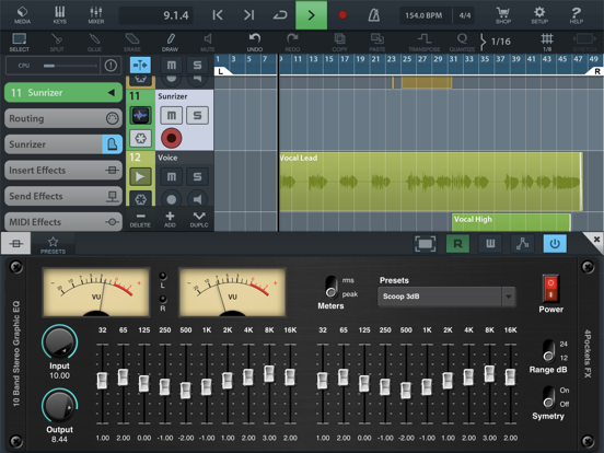 Screenshot #5 pour Stereo Graphic EQ AUv3 Plugin