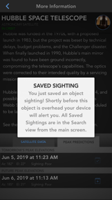 SkyView® Satellite Guide screenshot