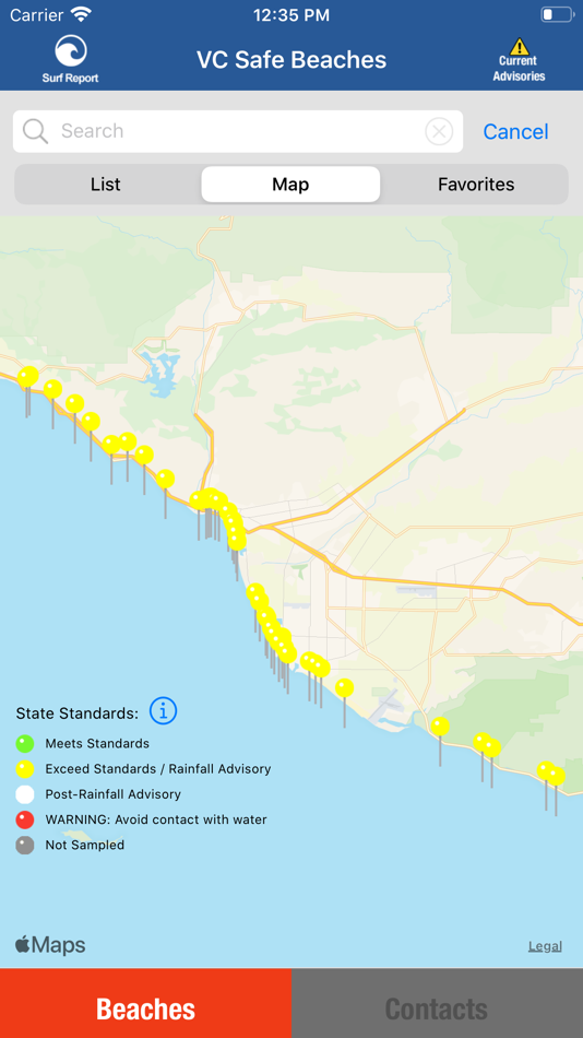 #2. VC Safe Beaches (iOS) 由: County of Ventura