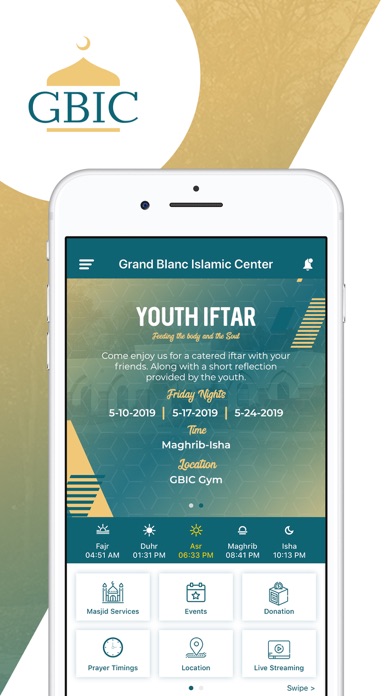 Grand Blanc Islamic Center Screenshot