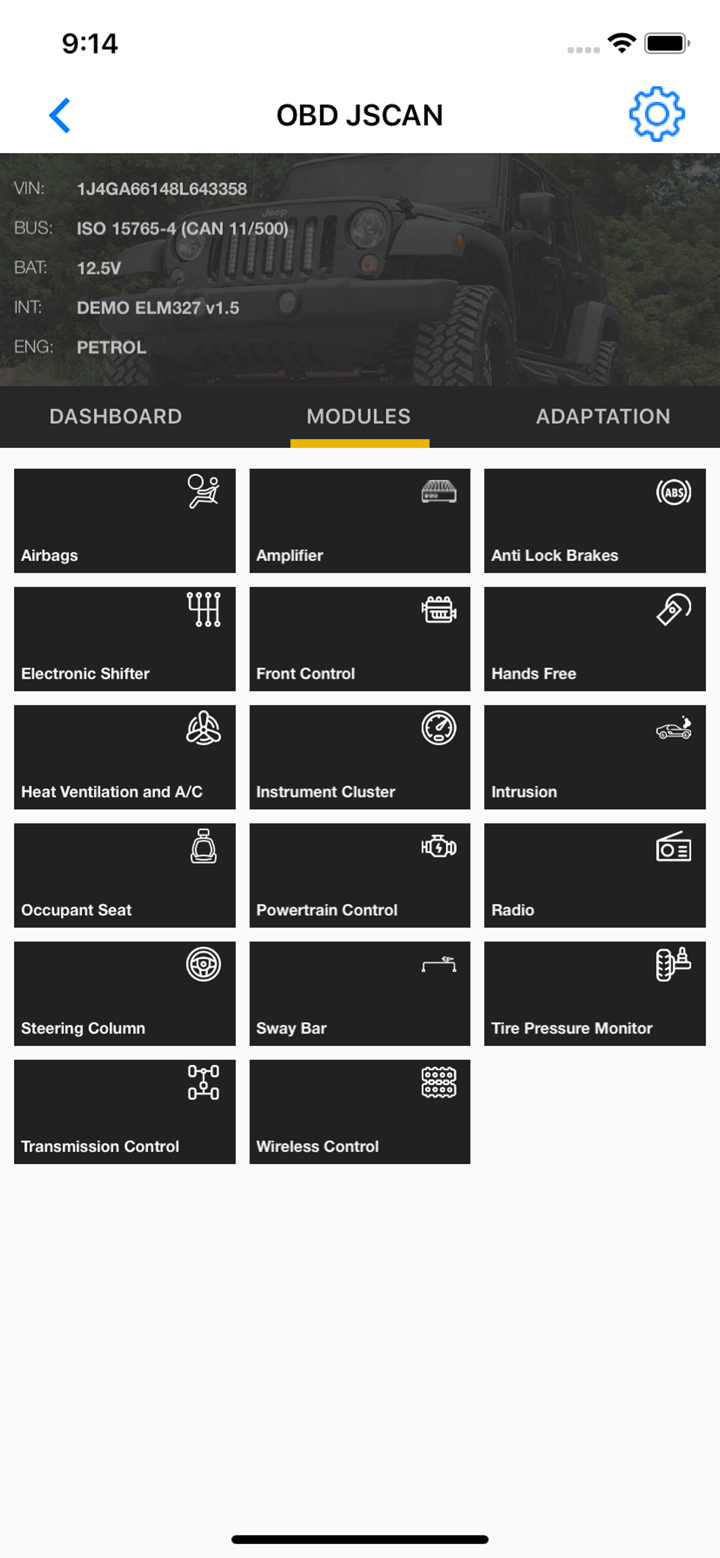 OBD JScan screenshot 3