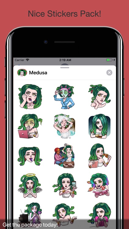 Medusa Stickers