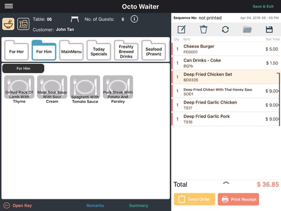 Screenshot #6 pour Octopus Waiter