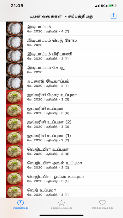 Screenshot #1 pour Tamil Nadu tiffin recipes