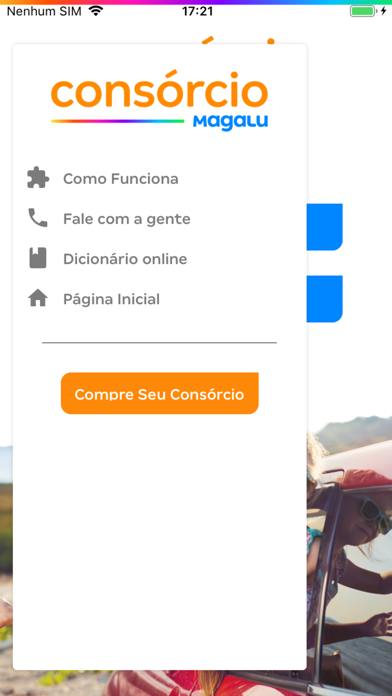 Consórcio Magalu - Cliente Screenshot