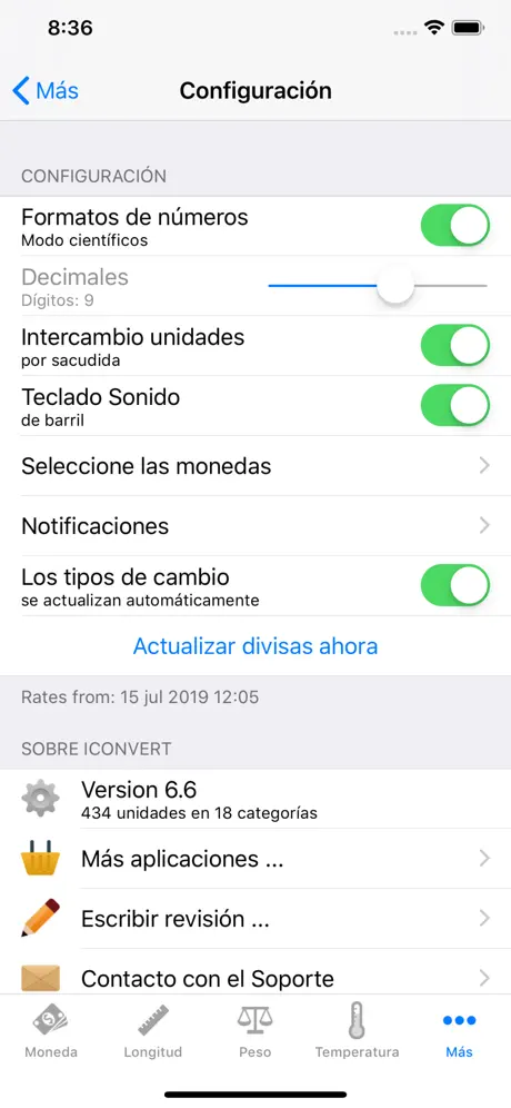 iConvert - Unidad y Divisas