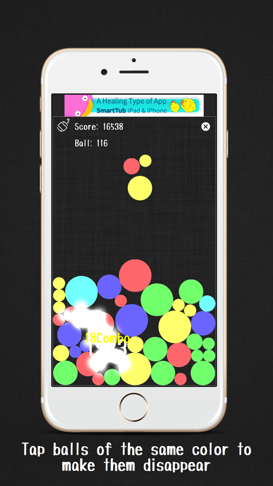 #1. ColorBalls - Simple Puzzle (iOS) Podle: sorakaze Inc.
