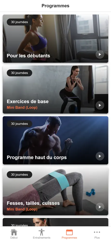 Elastique musculation