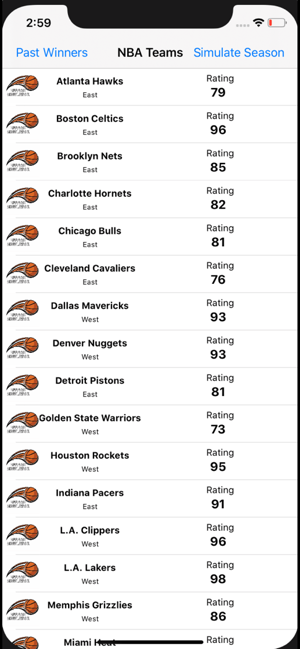 Basketball Season Simulator