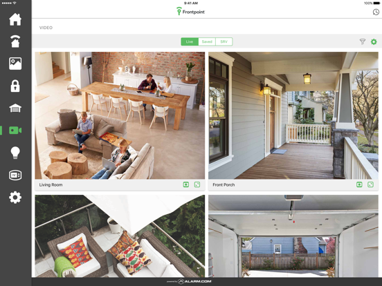 Frontpoint iPad screenshot 4 - Lifestyle app