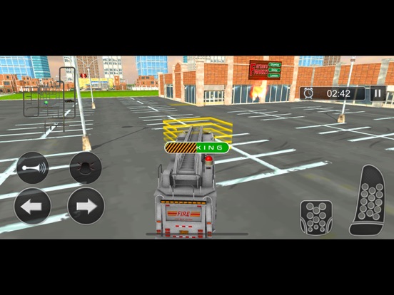 Screenshot #6 pour Feu un camion conduite simulat
