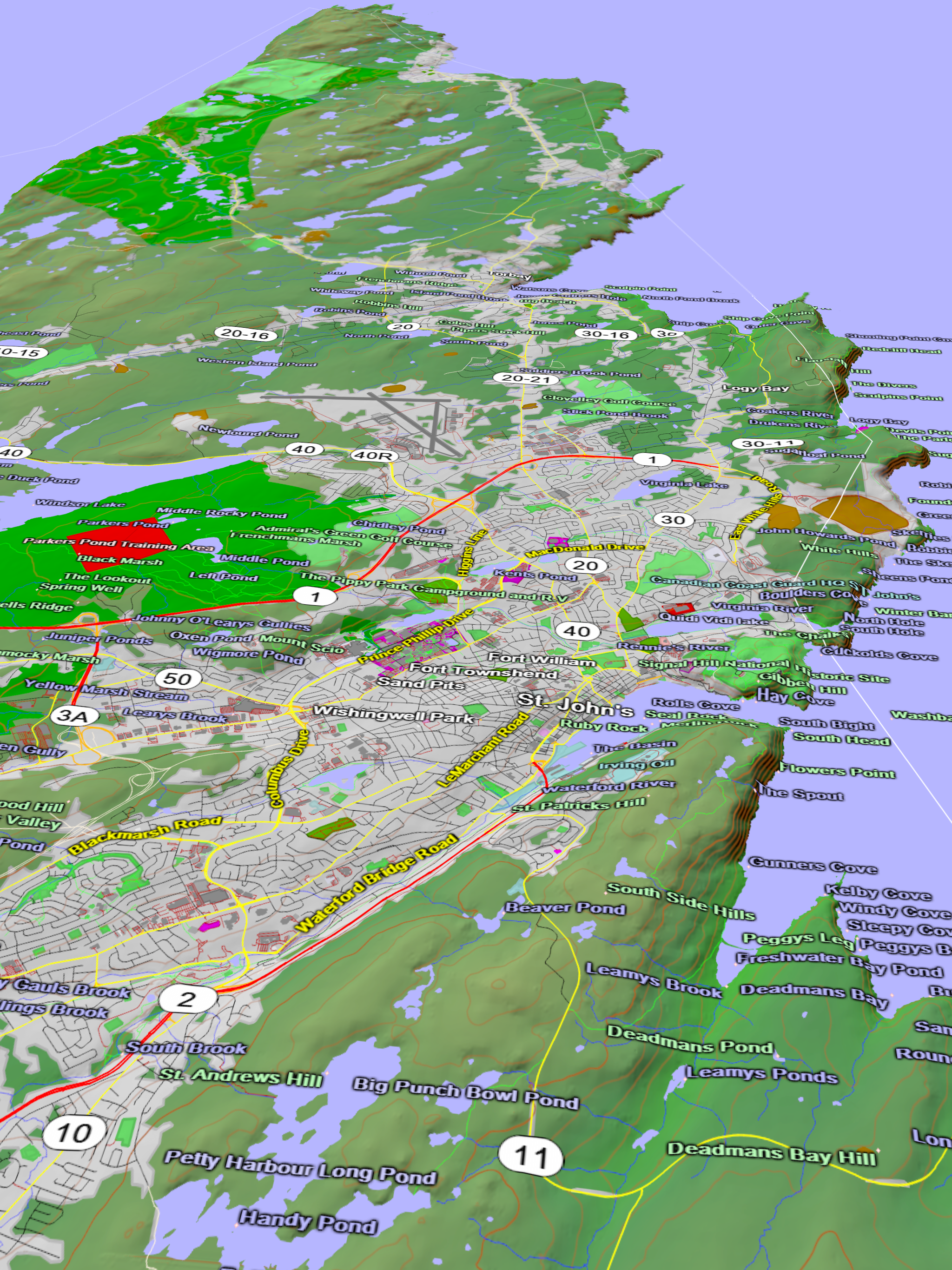 Scenic Map Eastern Canada screenshot 10