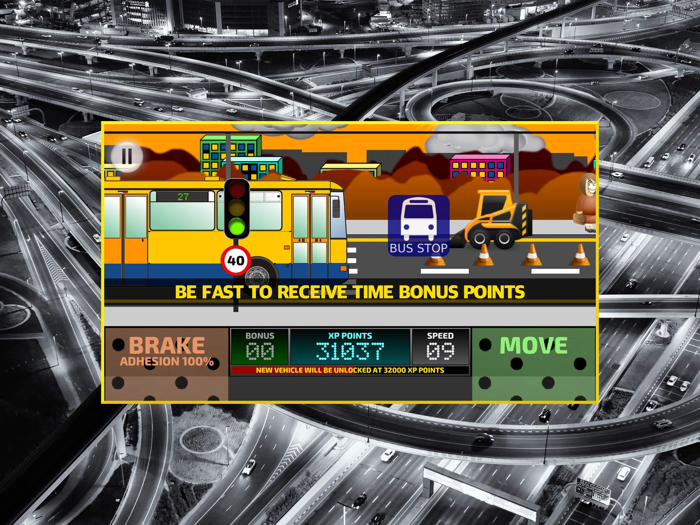 City Bus Driving Simulator 2D