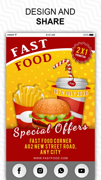 Fab Poster Maker Flyer Designs screenshot-4