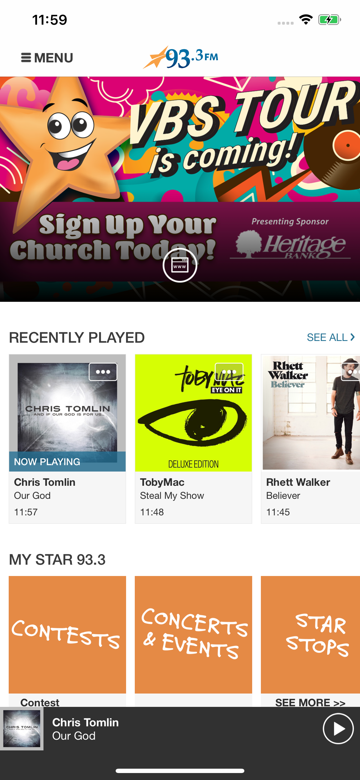 STAR 93.3 FM Radio App