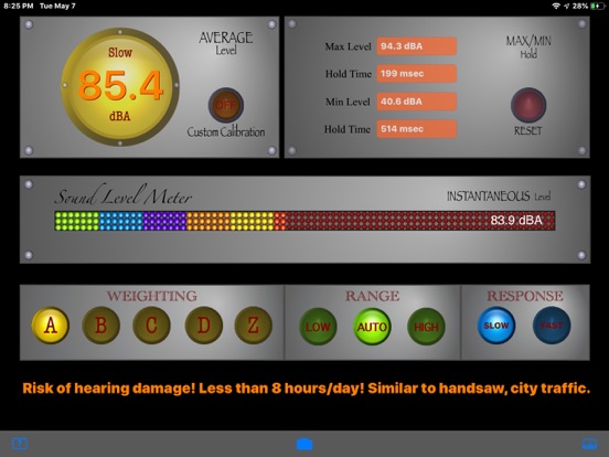 Screenshot #6 pour SoundMeter+