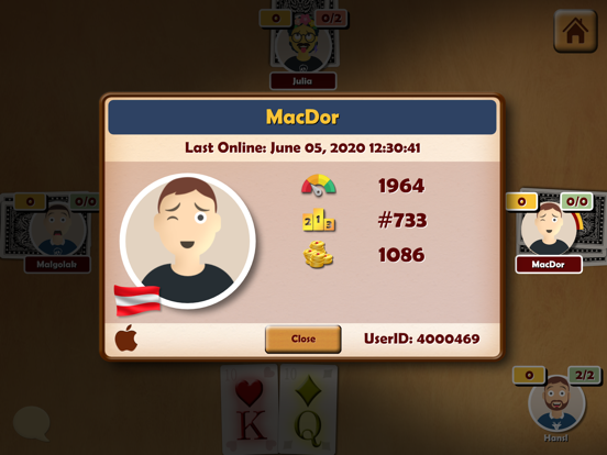 Oh Hell Online iPad screenshot