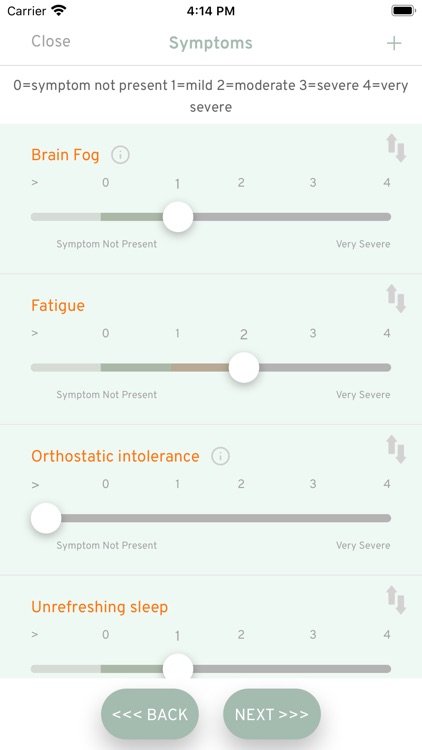 You + ME Symptom Tracker