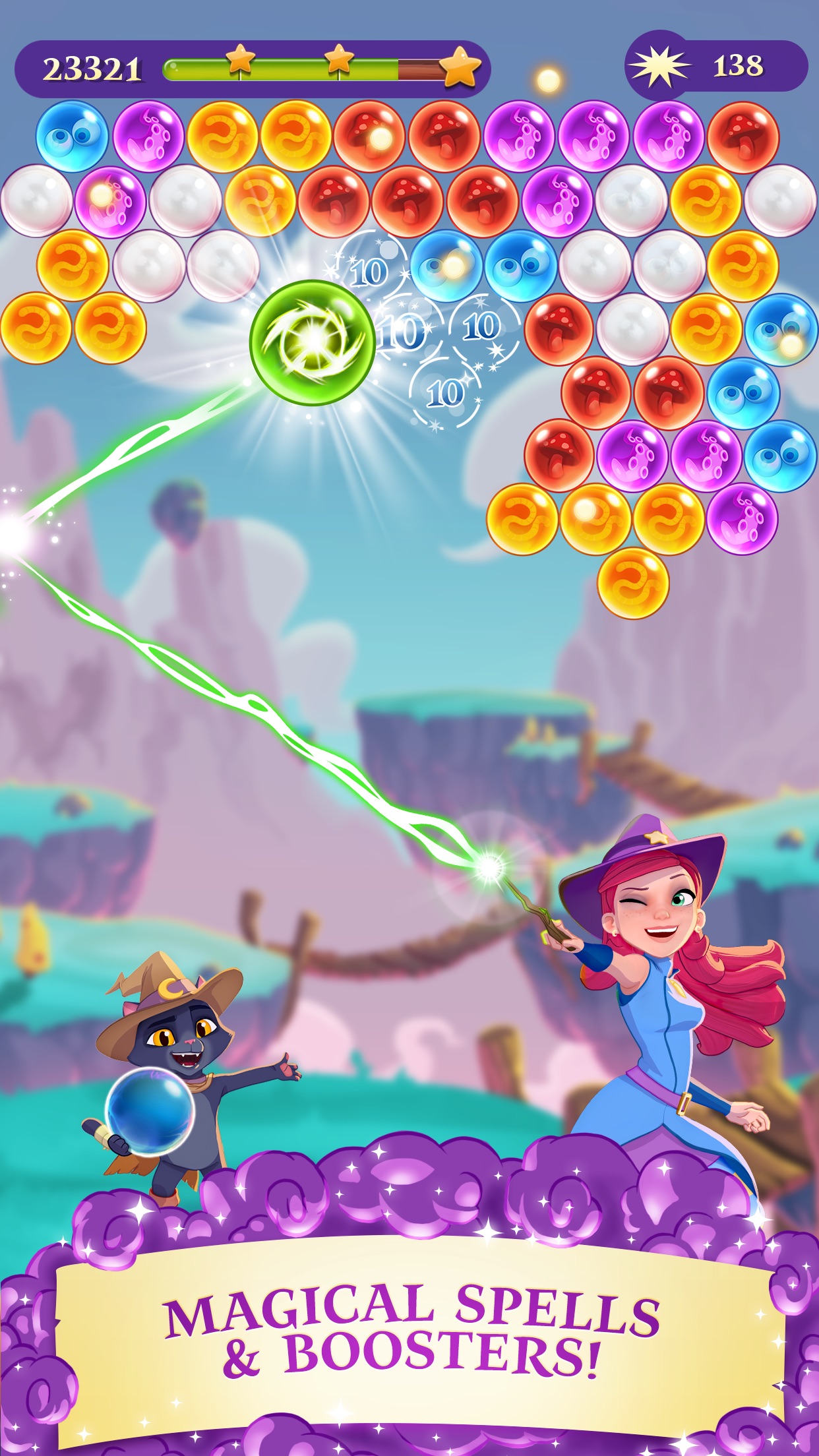 Screenshot 2 of Bubble Witch 3 Saga