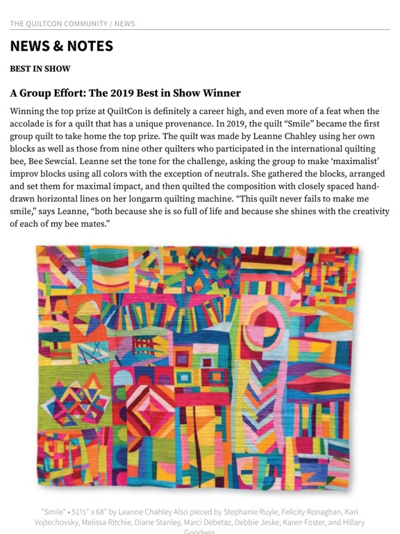 Quilting Arts Magazine iPad screenshot 5 - Lifestyle app