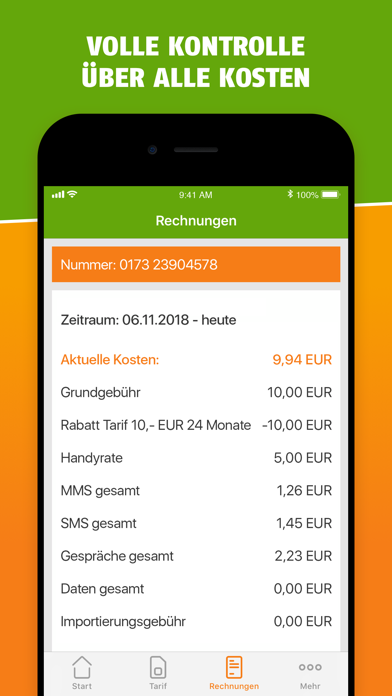 klarmobil.de - Die Service App Screenshot