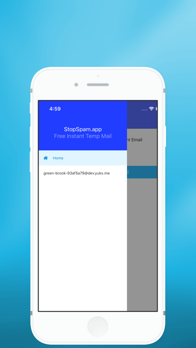 Temp Mail - StopSpam.app screenshot 2