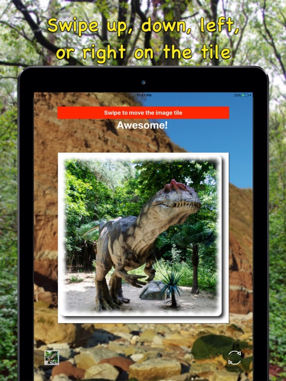 Screenshot #6 pour Best 2x2 Dinosaur Slide Puzzle