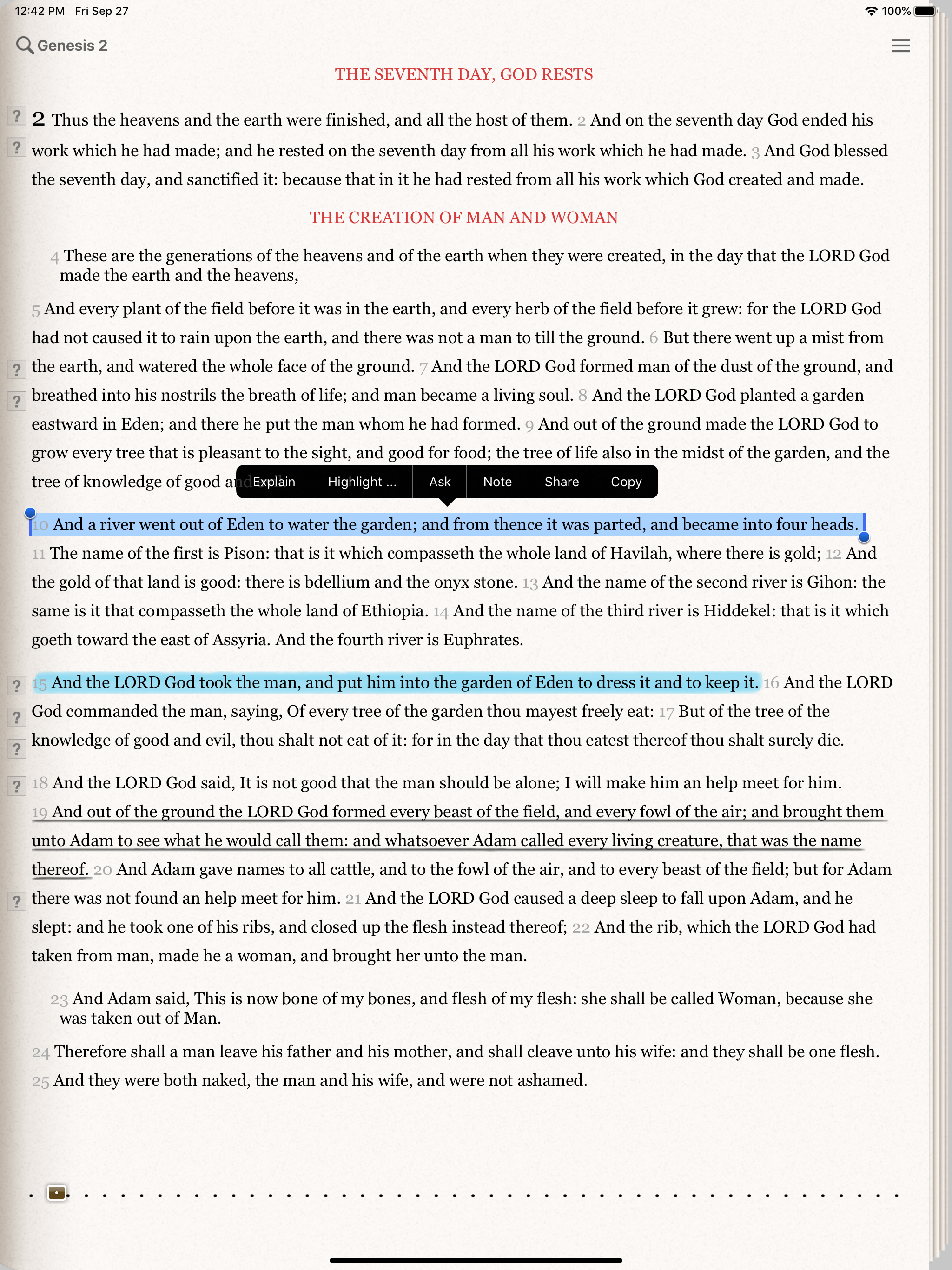 The Bible by eBible.com screenshot 7