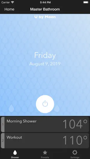 U by Moen Smart Shower screenshot 1