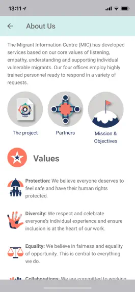 Game screenshot Migrant Information Centre apk