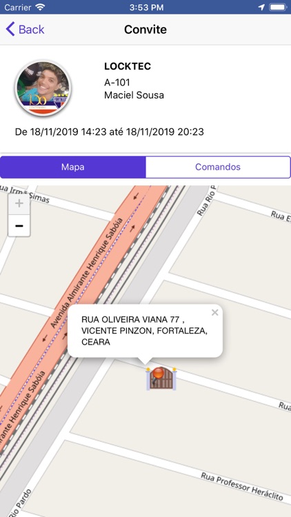 Chave Remota Locktec