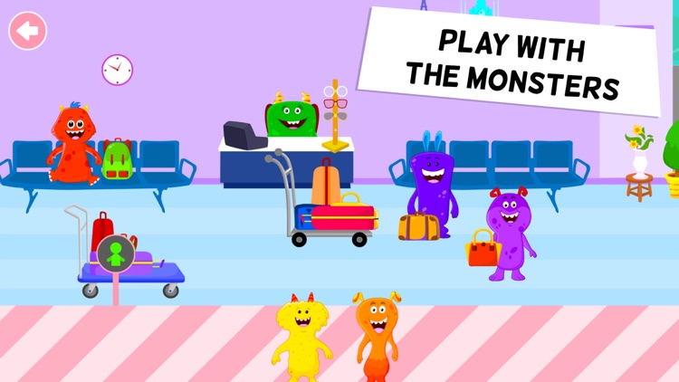 My Monster Town: Airport Game