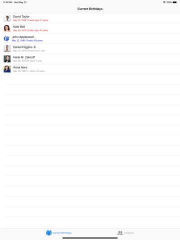 誕生日リマインダ- Birthday Remindersのおすすめ画像1