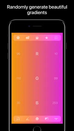 Ombre: gradient generator iPhone image 1