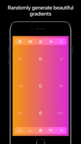Ombre: gradient generator screenshot