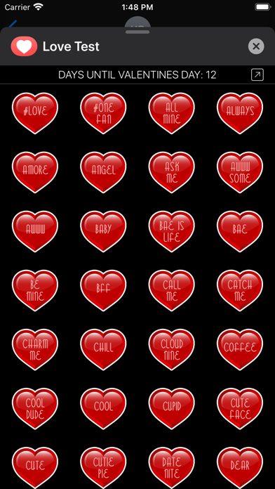 Love Test Compatibility Rating Screenshot