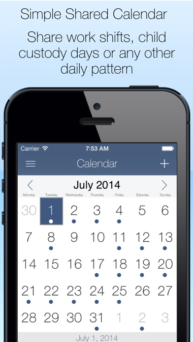 Screenshot #1 pour Shared Calendar