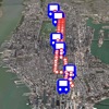 NYC Bus in 3D City View