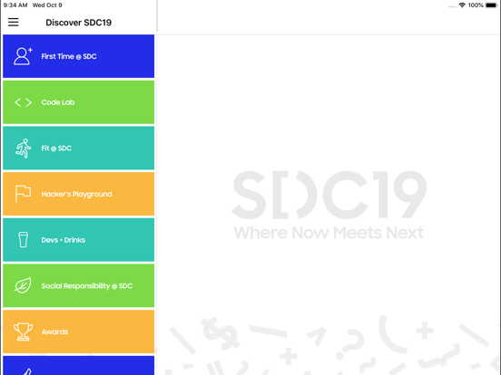 SDC19 iPad screenshot 4 - Business app