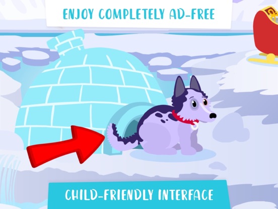 Ruffy the Husky: On Ice iPad screenshot 7 - Education app
