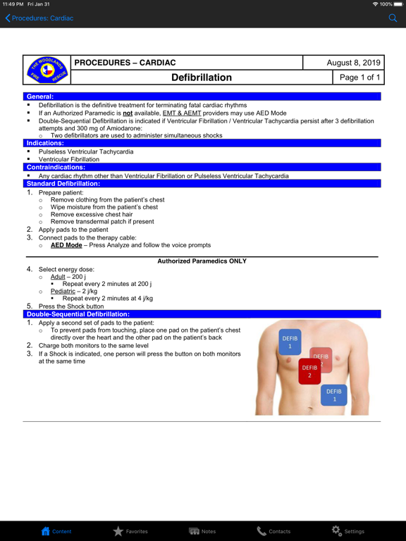 The Woodlands Fire Department iPad screenshot 3 - Medical app