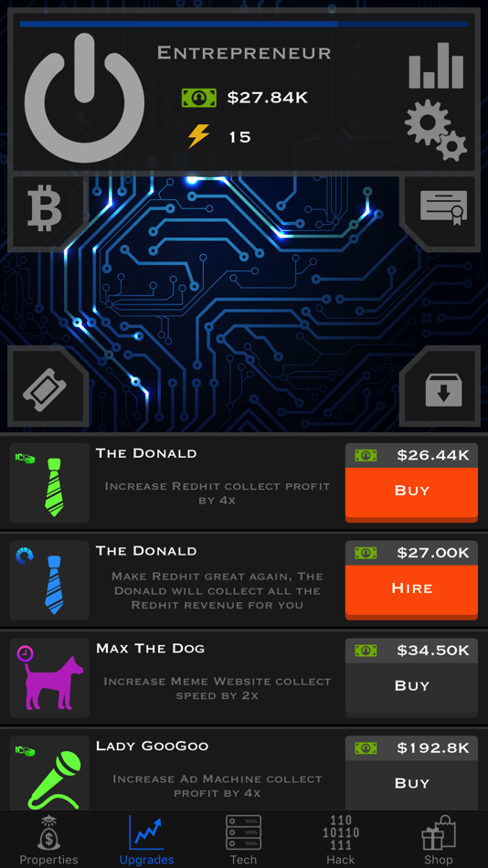 #5. Cyber Tycoon (iOS) Podle: Corey Smith