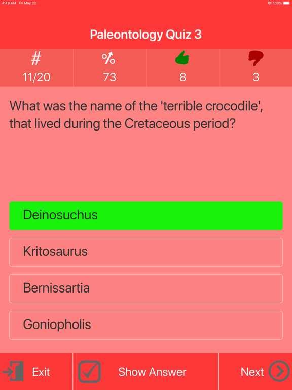 Screenshot #6 pour Paleontology & Dinosaurs