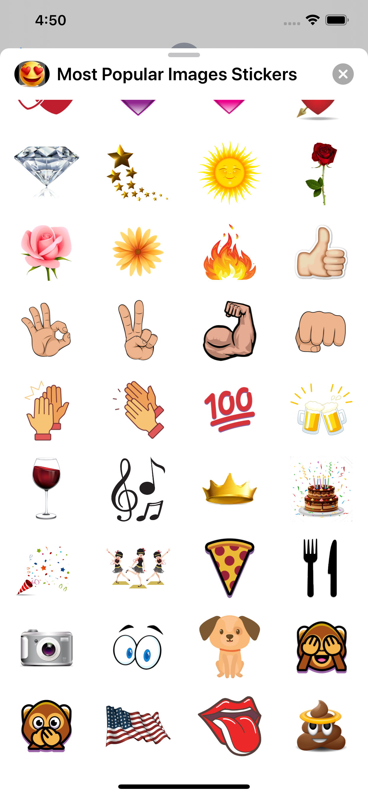 Most Popular Images Stickers screenshot 3