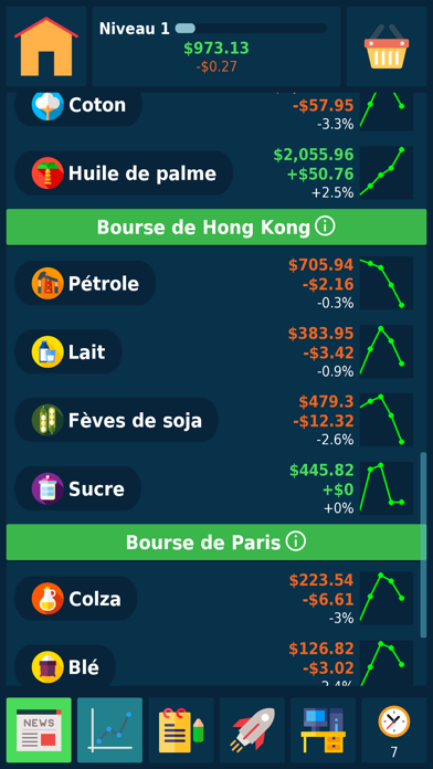 Screenshot #3 pour Jeu Boursier