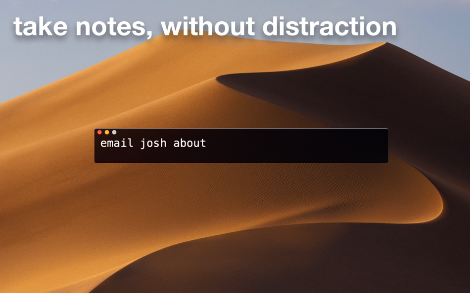 #1. One Click Note (macOS) بواسطة: SHINSUKE MAKINO