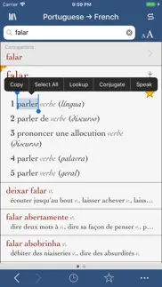 ultralingua french-portuguese iphone screenshot 1