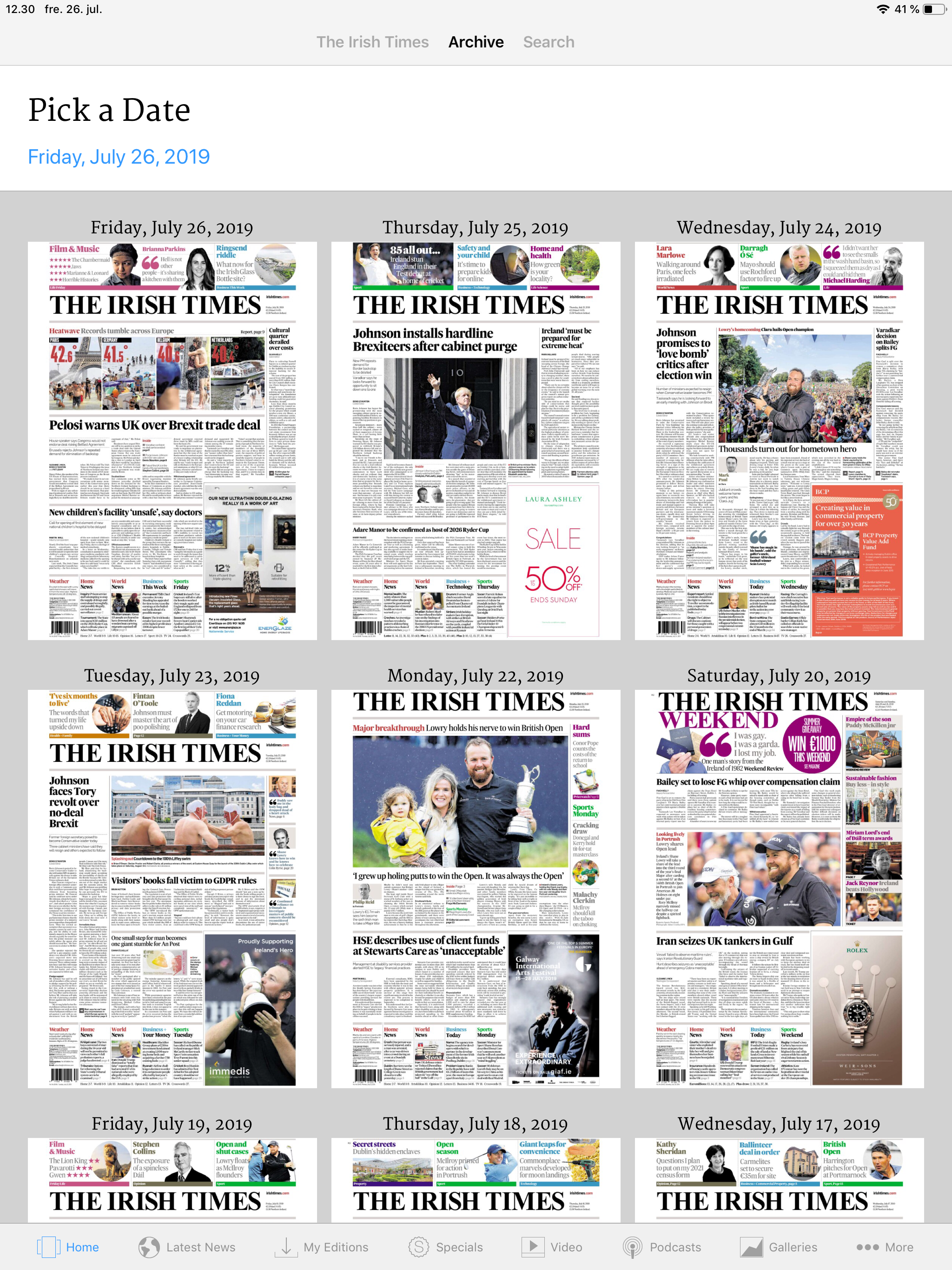 The Irish Times ePaper